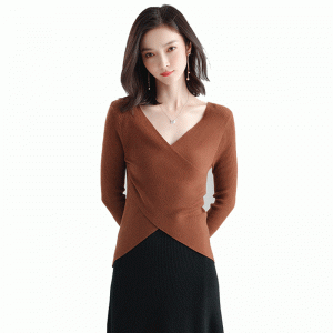 2019 신사 숙녀 slash neck cross cheast 스웨터
